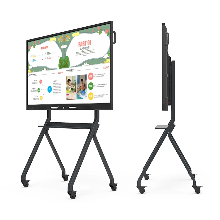 HUSHIDA 55 65 inch smart board interactive 4k smart black board for school