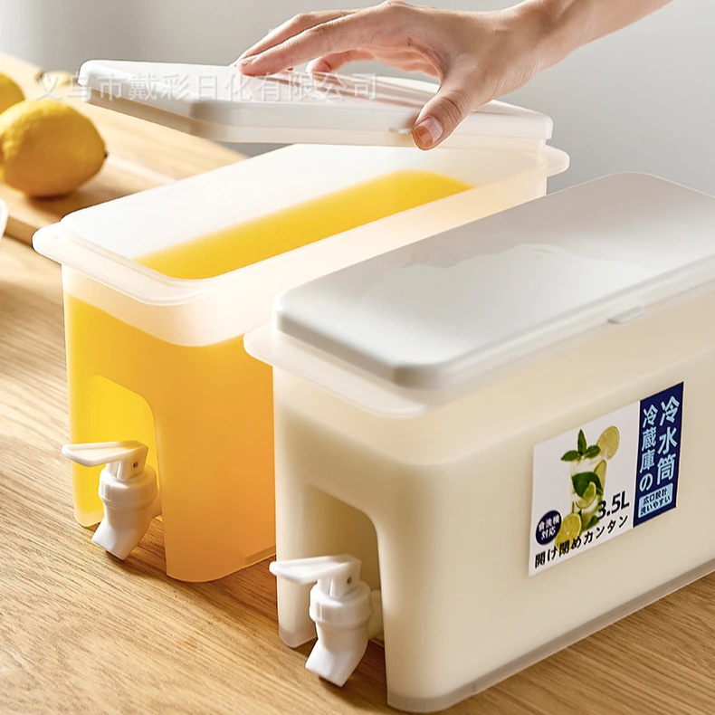 Dispensadores De Bebidas 3.5L пластиковые молоко сок спиртом дозатор напитков холодильник соковыжималка для охлажденных с