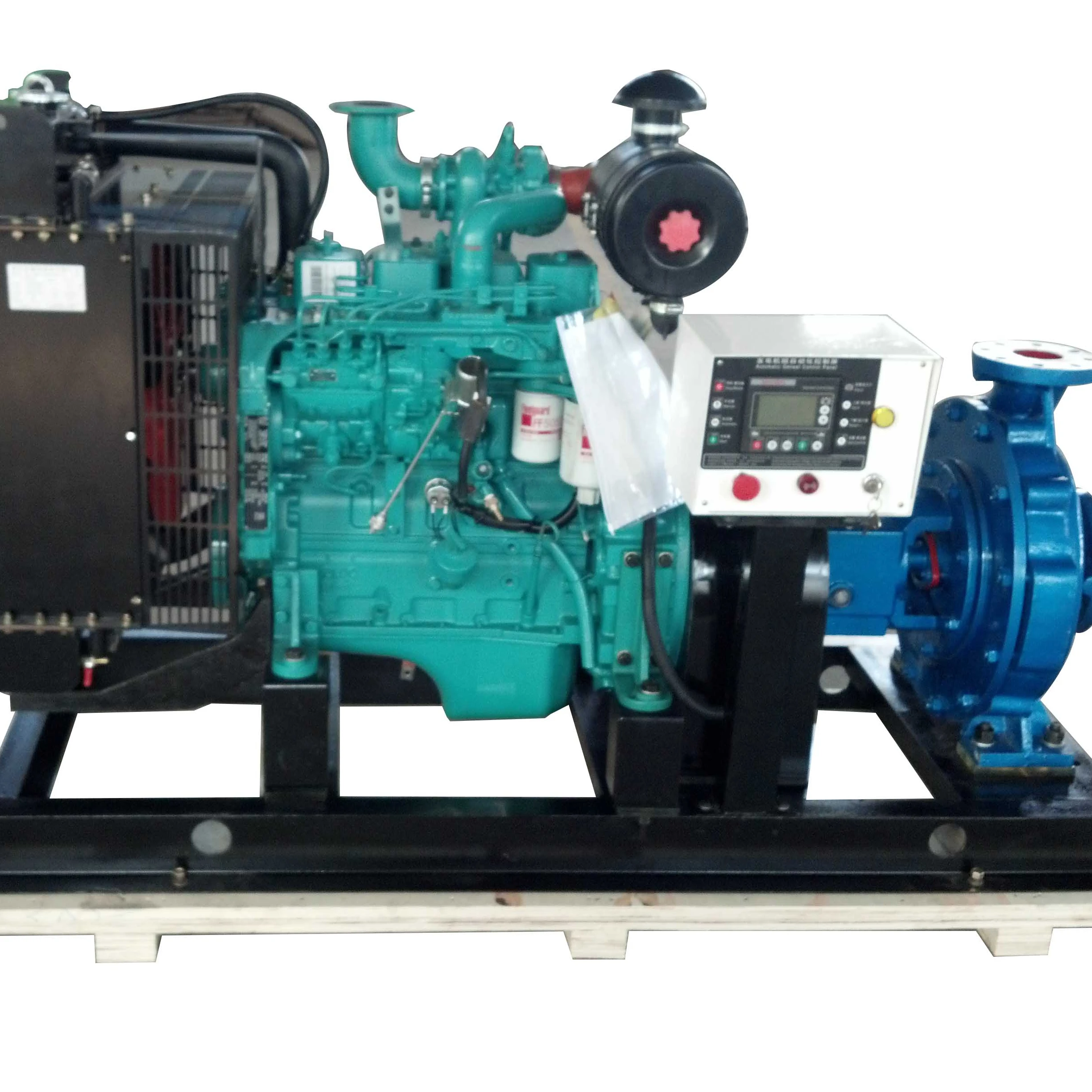 Low price sales for factory circulating water, fire protection, agricultural irrigation 50kw head 50m diesel engine water pump