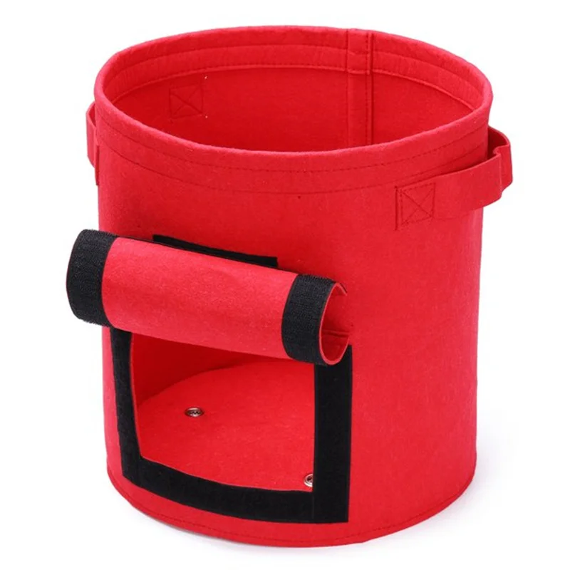 1 3 5 30 60 65 75 300 Gallon Tan Garden Plant Grow Bag Fabric Pots with Strap Handles