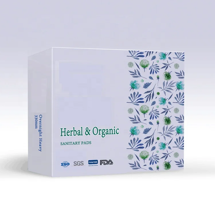 private label Wholesale lady care ultra slim sanitary napkins over night use menstrual period organic herbal sanitary pad