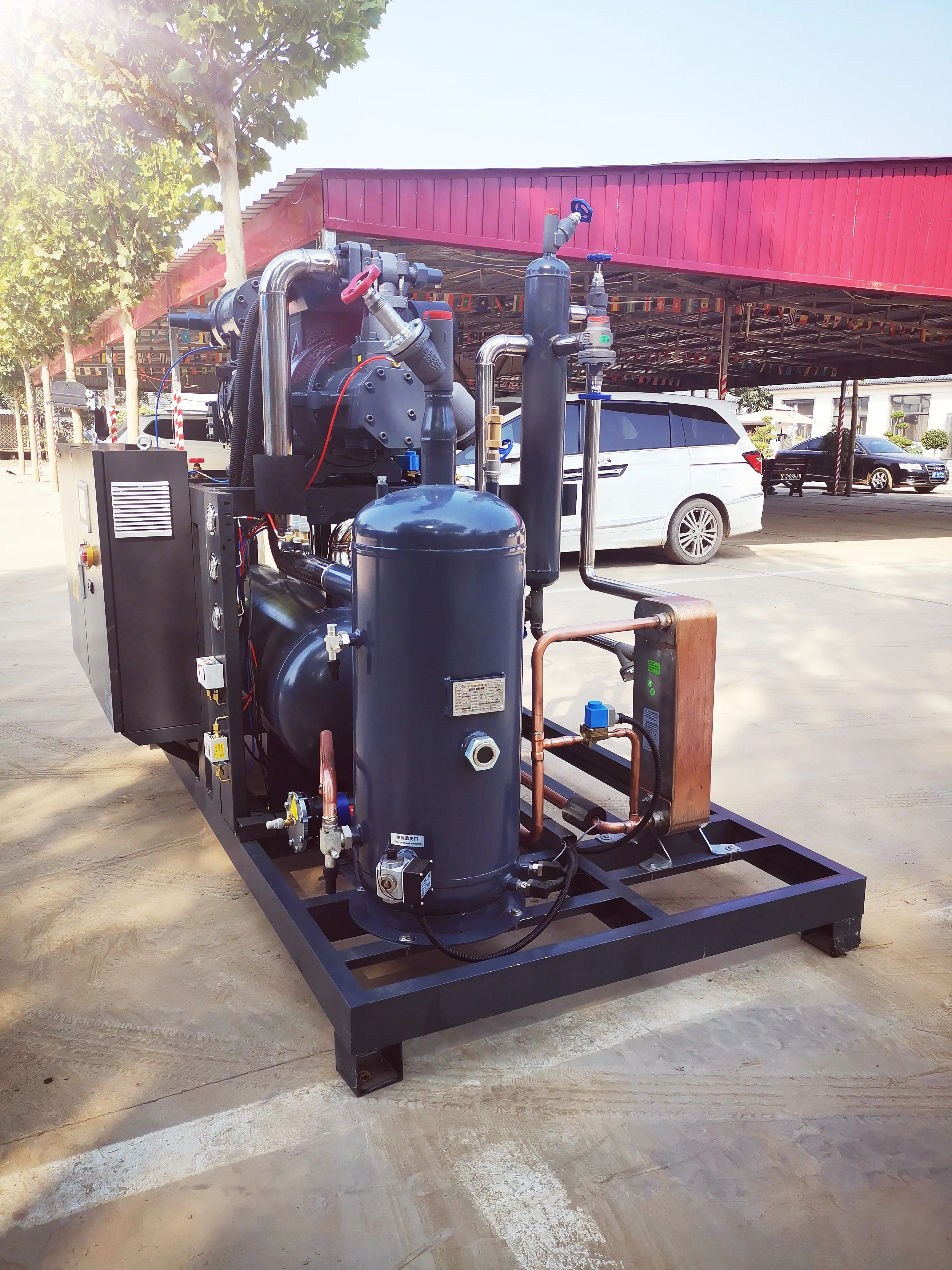 Wholesale Cheap Monoblock Condensing Unit Low Temp Screw Compressor Condensing Unit For Fusheng