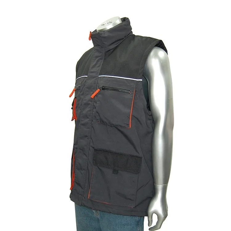 China supplier men winter work safety vests for sale