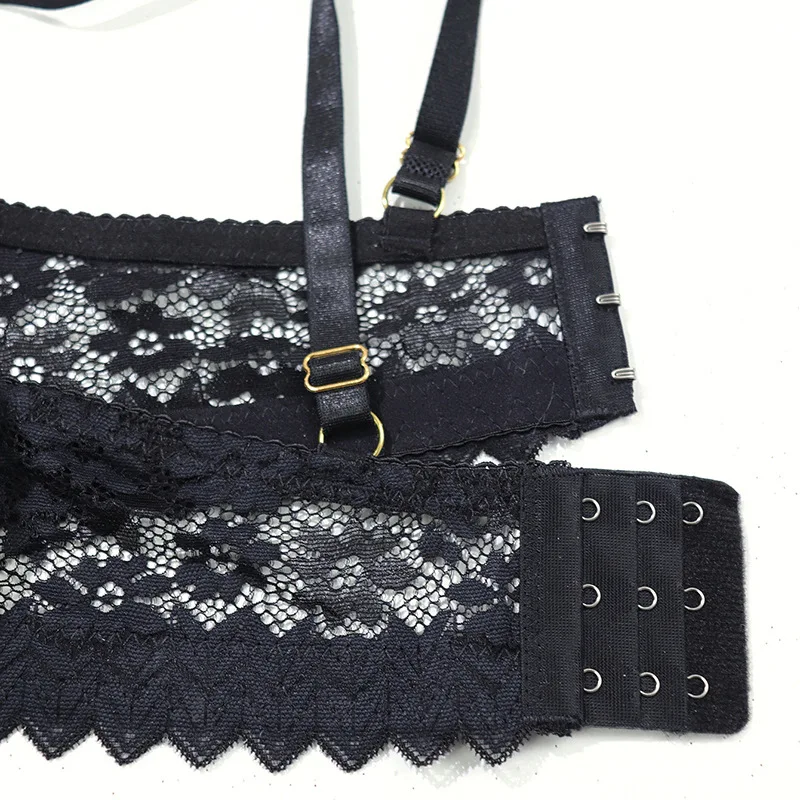 Bra And Underwear Set Rhinestone Lace Ladies Sexy Bra Underwear Set Wholesale Panty Bra High Quality Sexy Set For Women
