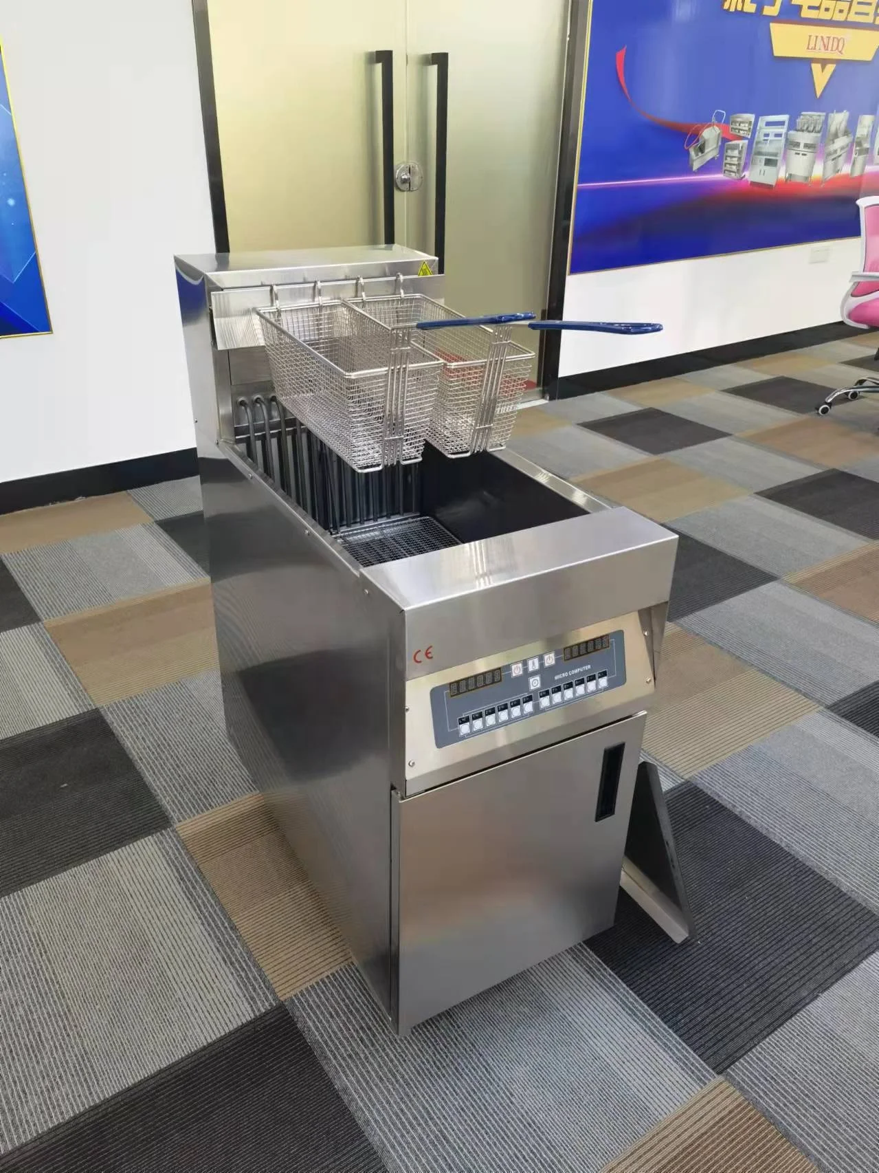 Fast food restaurant kitchen kfc automatic fryer machine