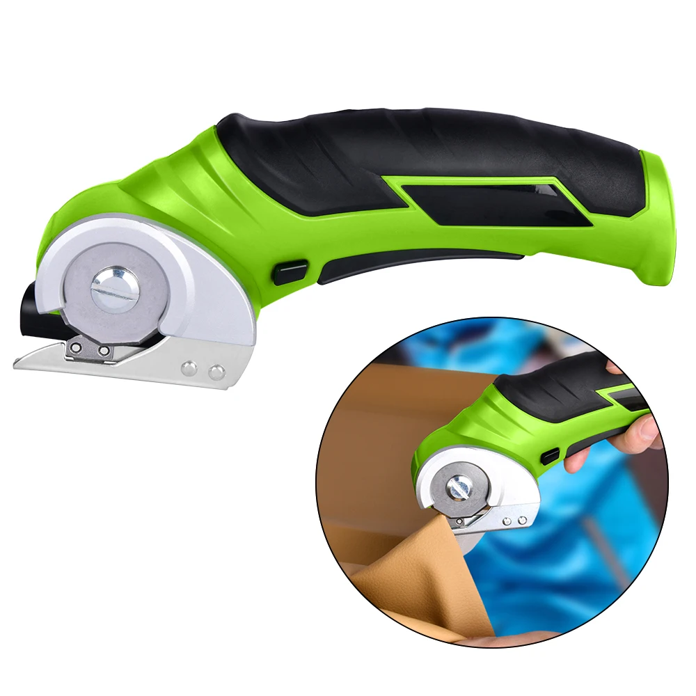 Vertak 3.6V fabric cutting electric scissors cutter rotary mini electric sewing fabric scissors