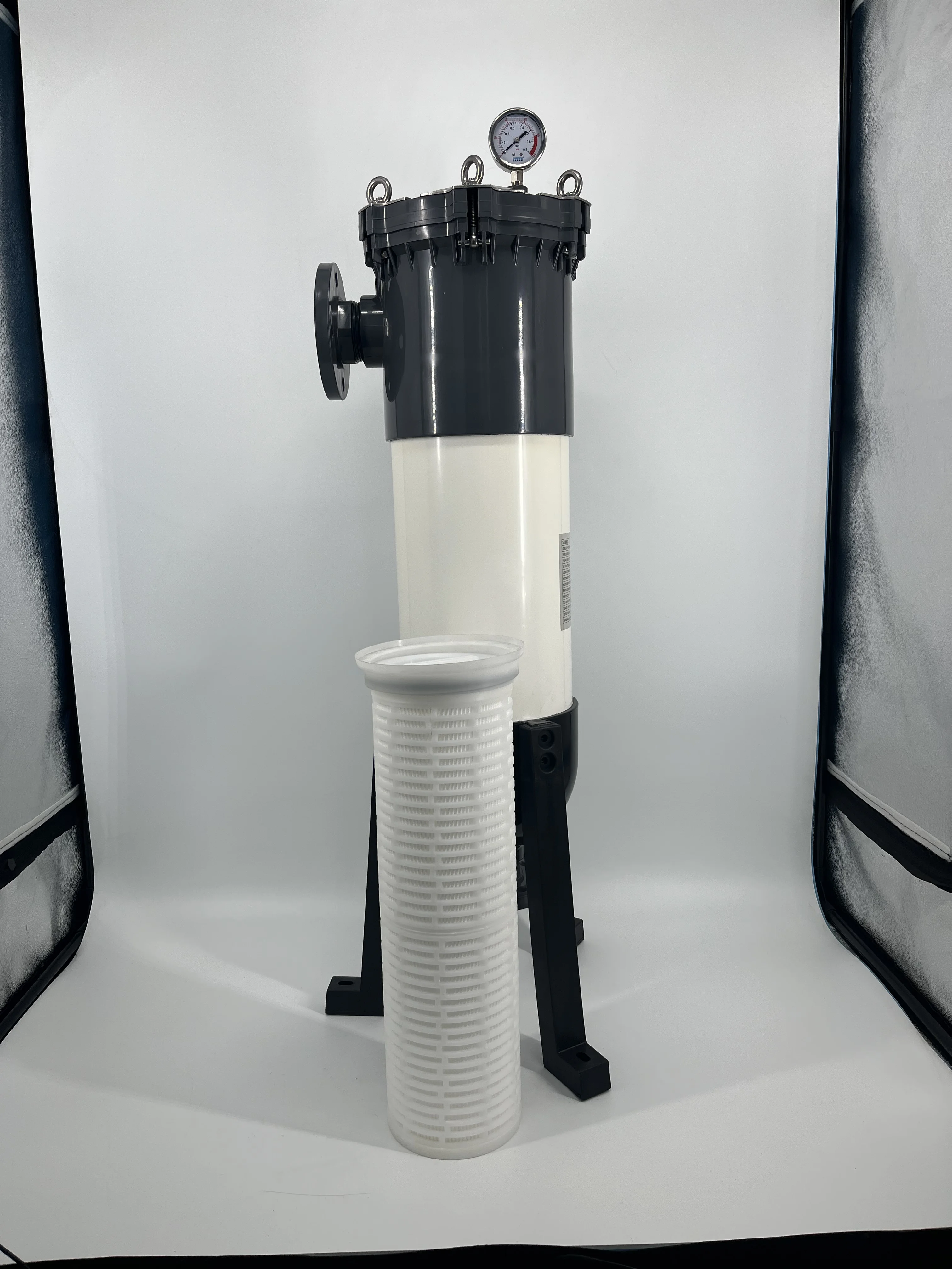 10-inch bag vessel pvc housing for water filter sale