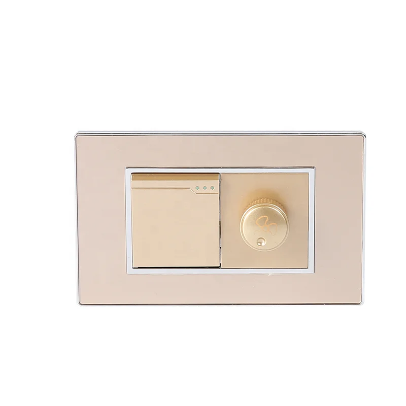 European Union British Standard Home PC Wall Socket Button On/Off Light Switch, 1 gang fan dimmer wall switches
