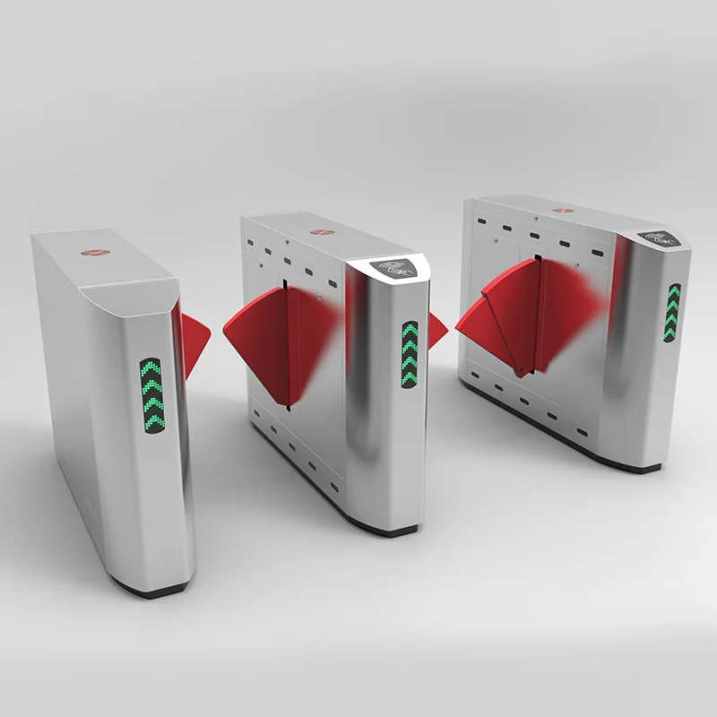 Hot Selling Flap Barrier Gate Barrier Automatic Security Turnstile Tourniquet Access Control With Temperature Detect Function