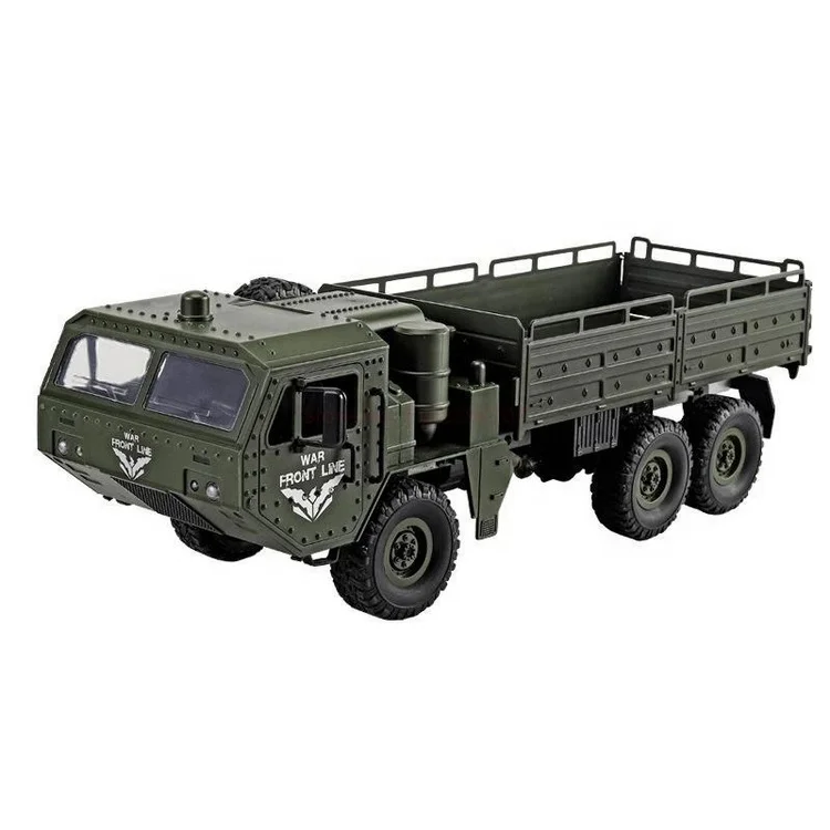 JJRC Q75 Радиоуправляемый автомобиль 1/16 весы 2 4 ГГц военный грузовик внедорожный рок-гусеничный полумасштаб шестиколесный игрушка подарок для детей