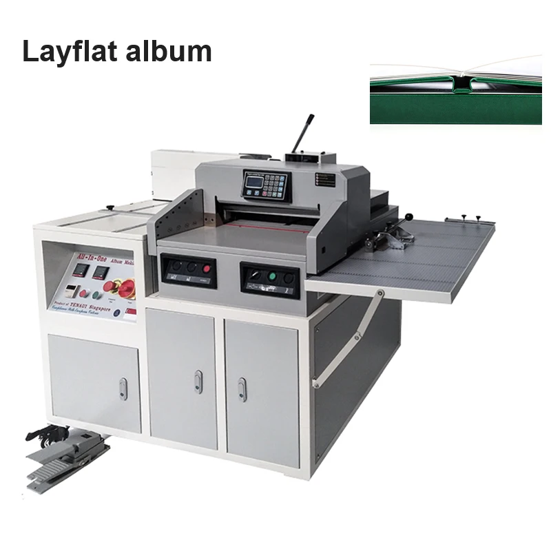 Semi Automatic Photo Album Making Machine Photo Book Maker Photo Book Lay Flat Binding Machine