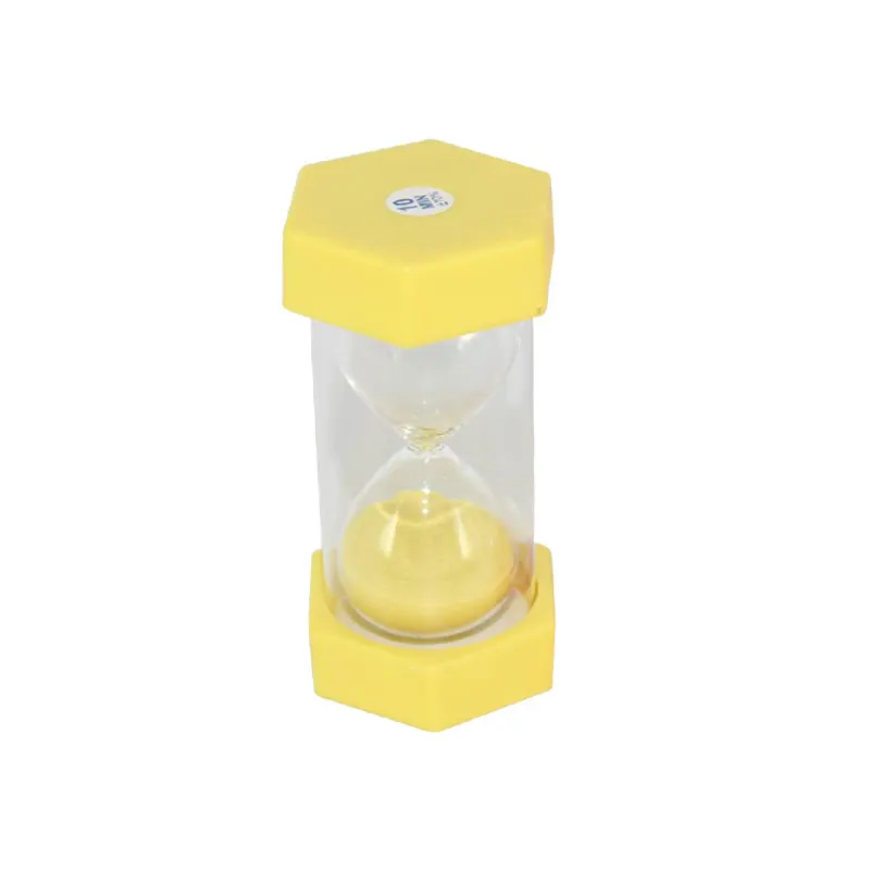 Custom Plastic and Glass Clock Waterproof Colorful 3/15/30 Min Timed Hourglass Timer