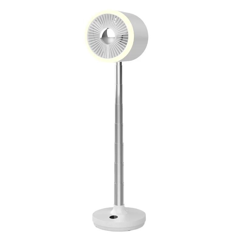 Floor Fan with Remote Control Timer Oscillation Function 3 Speed Levels Height-Adjustable Fan home appliance