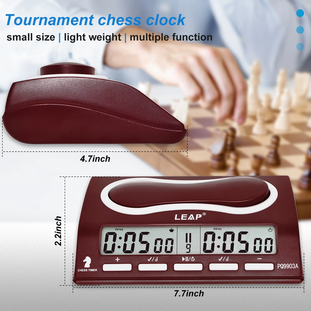 Шахматный таймер LEAP и цифровые шахматные часы