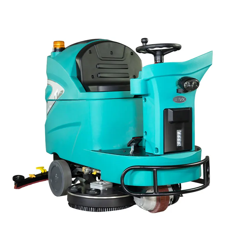 Parking Lot Washing Large Electric Ride On Industrial Floor Electric Scrubber Machine Ride On Floor Scrubber Cleaning Equipment