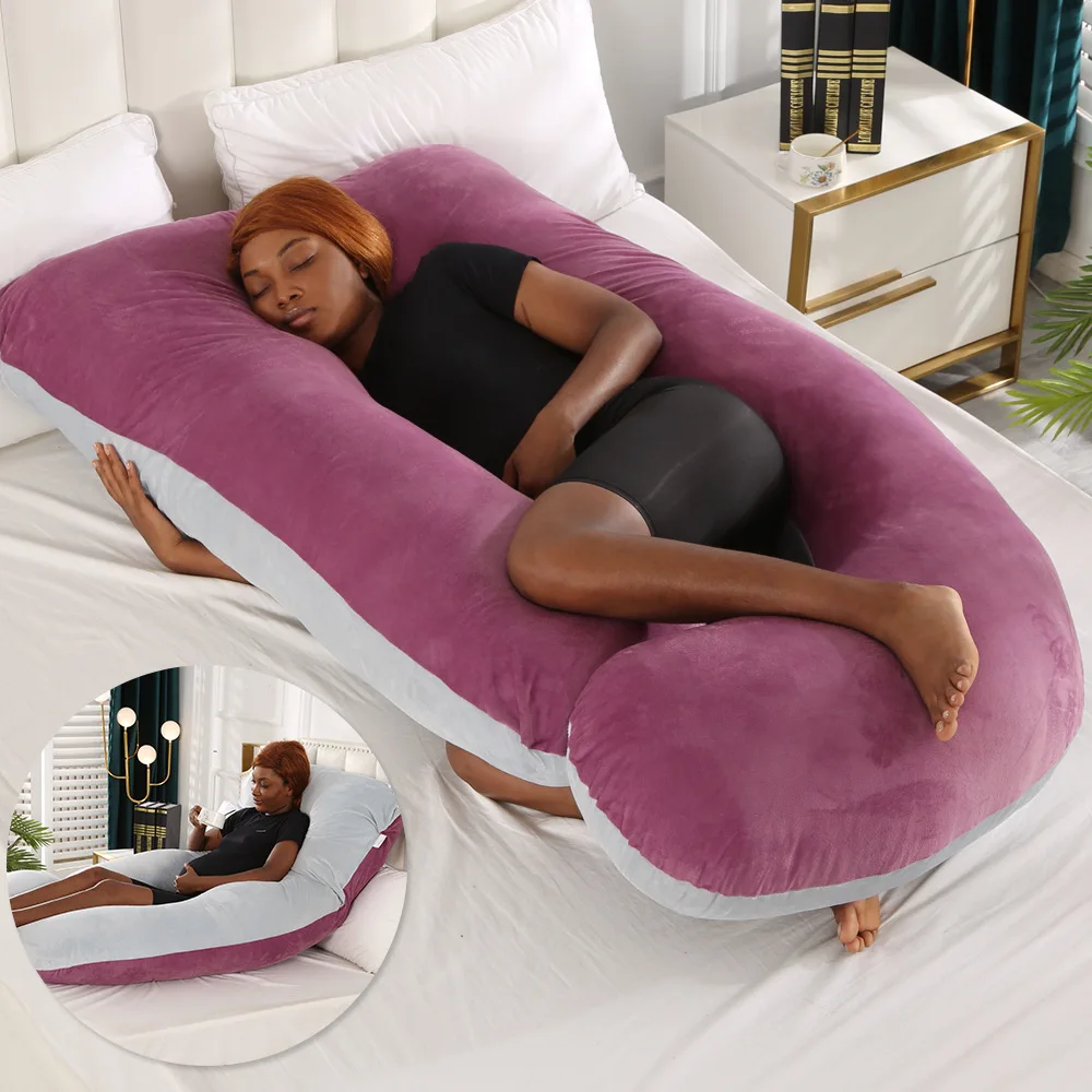 High quality pregnant pillow pregnancy comfortable adjustable nursing maternity pillow u shape