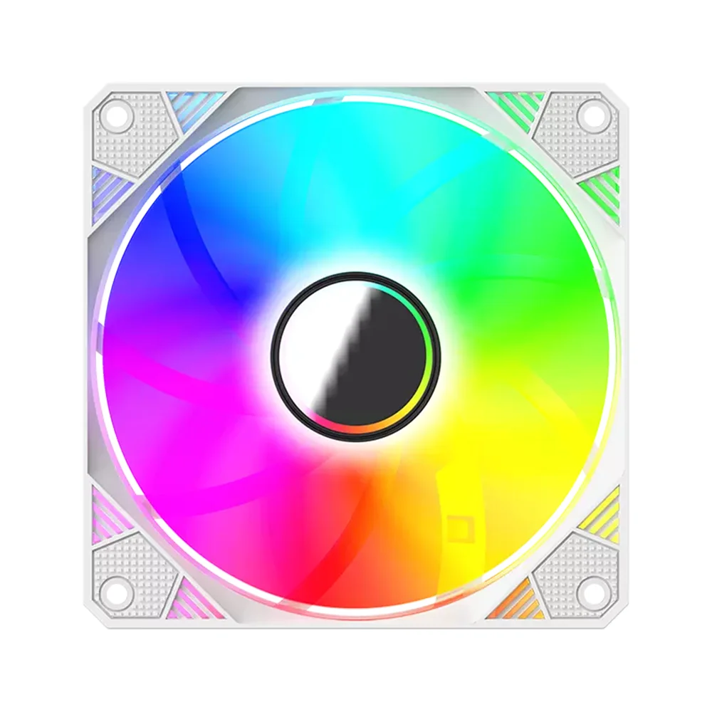 Кулер для процессора 120 мм RGB fas с цветной светодиодной подсветкой