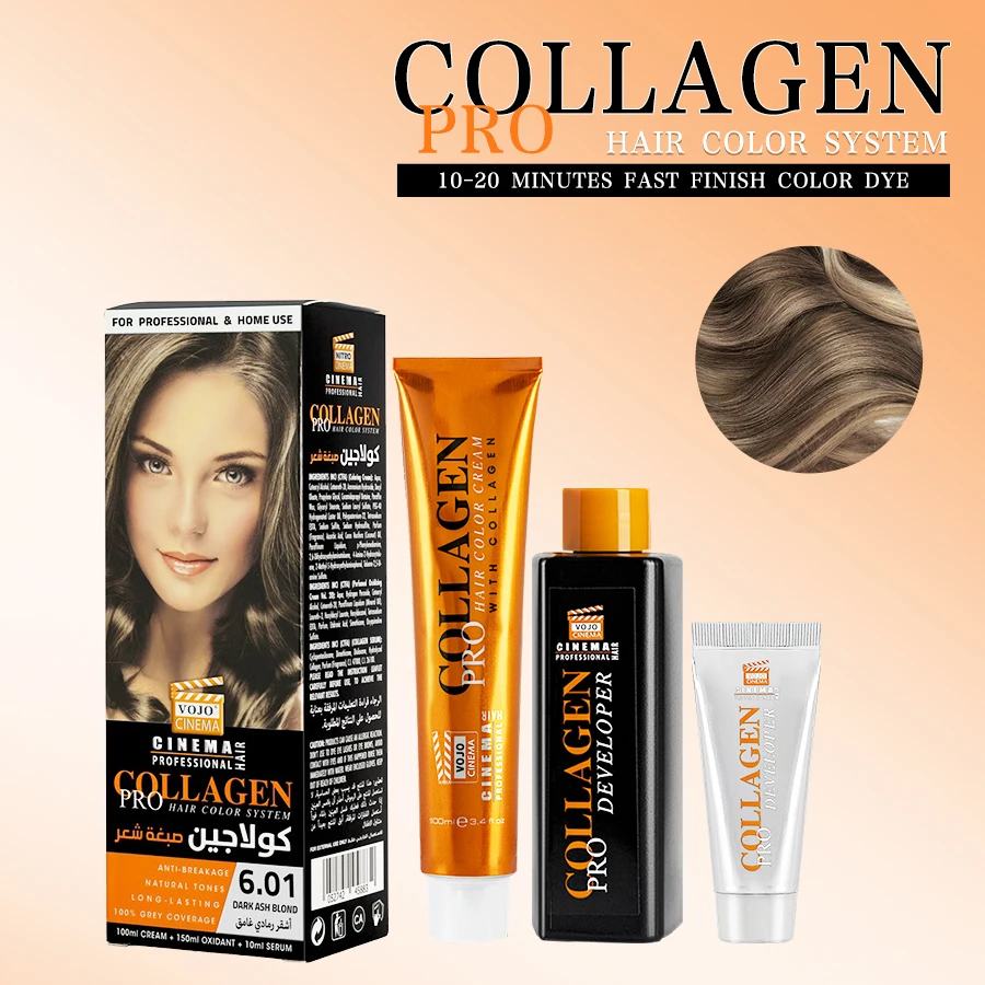 Private label Salon hair dye color Factory Price Semi Permanent Professional Hair Color Cream