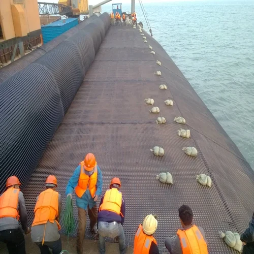 PBX-100 geogrid Basal Embankments And Soil Slope Walls Reinforcement High Strength Polyester Geogrid