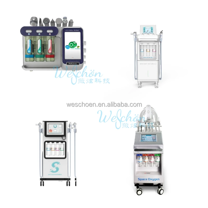 6 в 1 Аква Уход за кожей лица гидро дермабразия hydrofacials машина кислорода лицевая машина