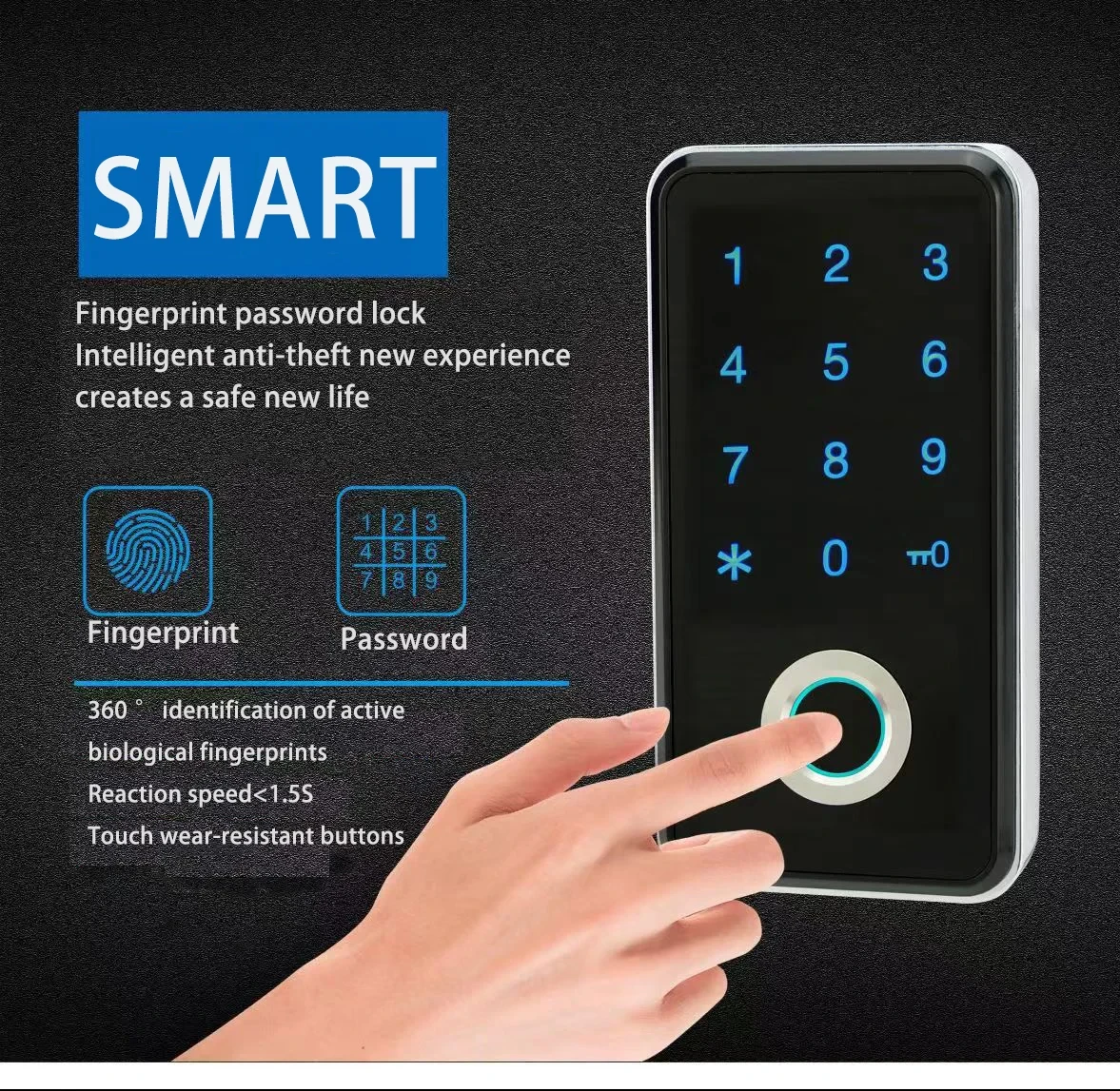 Smart Nfc Drawer Cabinet Locks Automatic Cabinet Lock For Home Card Access Lock System