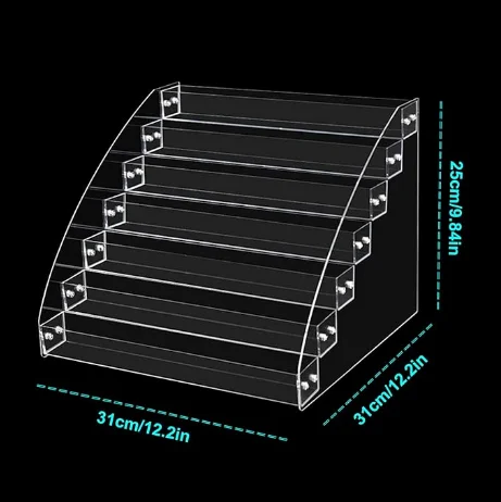 transparent nail polish rack acrylic acrylic wall nail polish rack clear acrylic nail polish rack