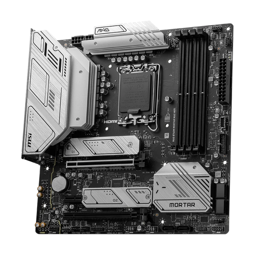 Good Price MSI Computer Motherboard M B760M MORTAR MAX WIFI DDR5 Socket LGA1700 Support 13th 12th Processor Gaming Motherboard