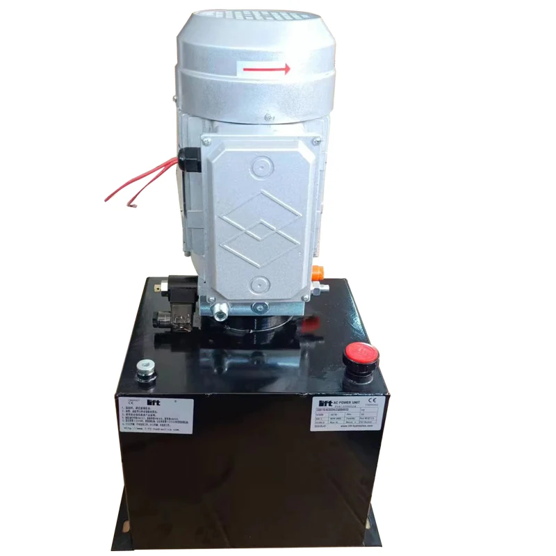 Подъемный грузовой Лифт гидравлический силовой агрегат 380 В/220 В вертикальный квадратный резервуар