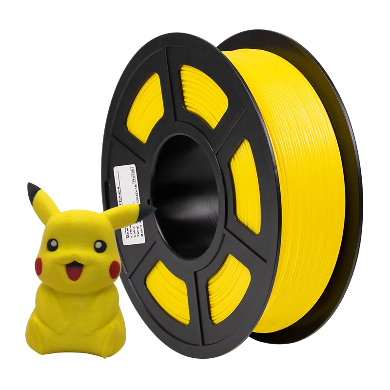 ISANMATE high quality 3d filament petg 1.75mm Petg granul color yellow with 3d printer filament