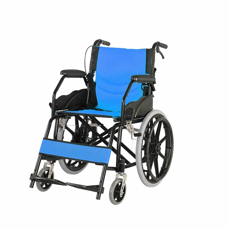 Lightweight Stroller for the Elderly Small Ultra-Light Portable Travel Scooter Household Manual Wheelchair Foldable Wheelchair