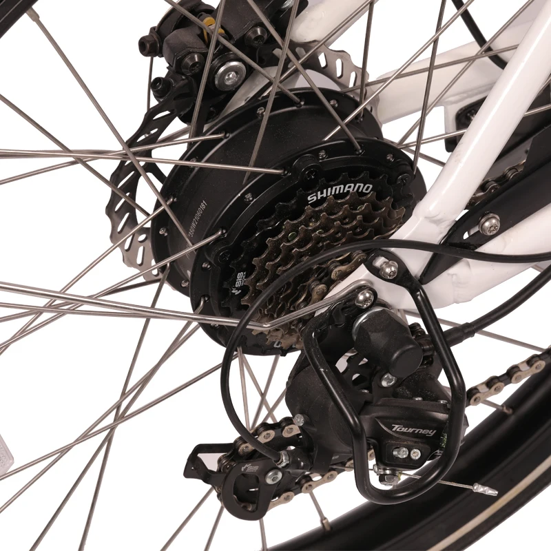 CB001 Customized LED Display City Sharing Electric Bicycle Ebike Electronic Lithium Battery Electric Bicycle Rear Hub Motor 36V