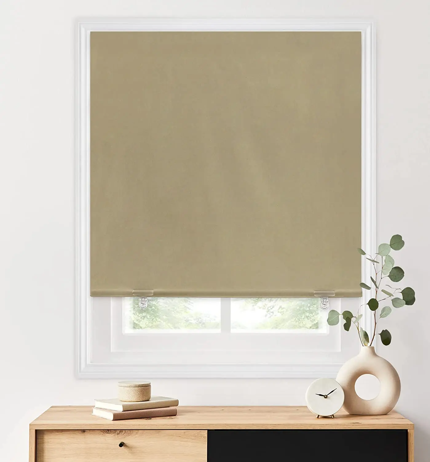 Magnetic blinds Easy install 100% portable blackout roller shades DIY cutter roller blinds cordless blinds with  washable fabric