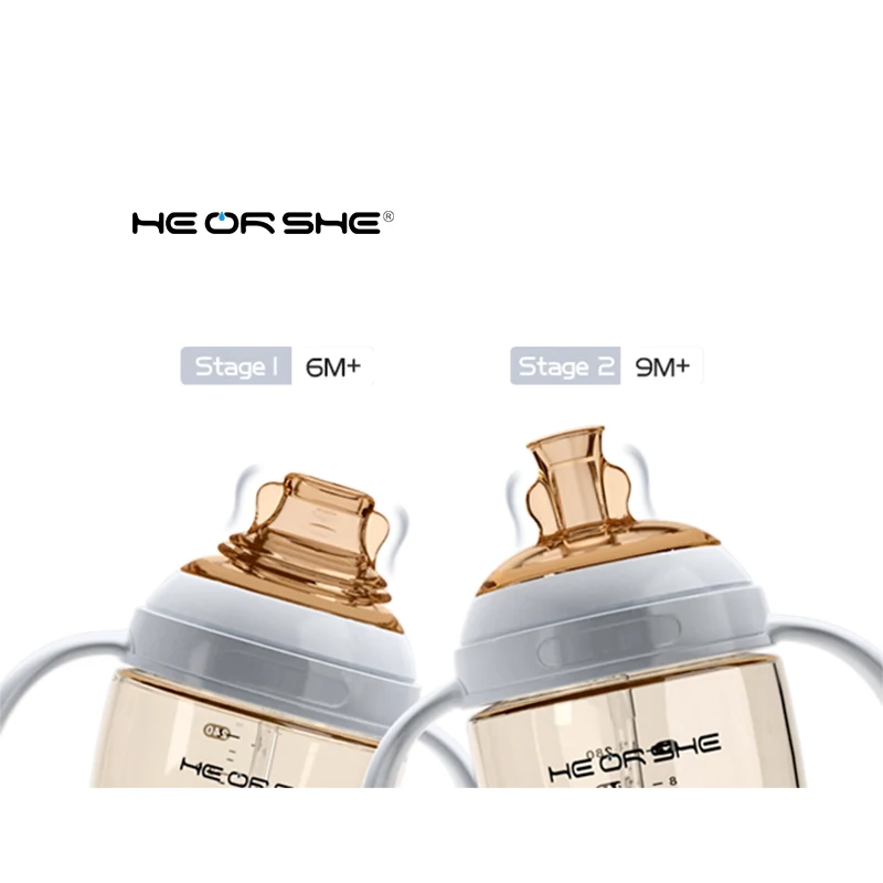 HEORSHE health sippy cup silicone spout non toxic sippy cup accessories spout for sippy cup