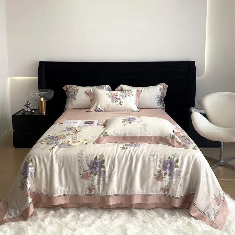 Sndon 60S 100% Tencel Deluxe летний комплект простыней Комплект постельного белья оптом