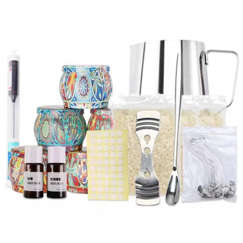 diy scented soy wax candles making kit supplies in