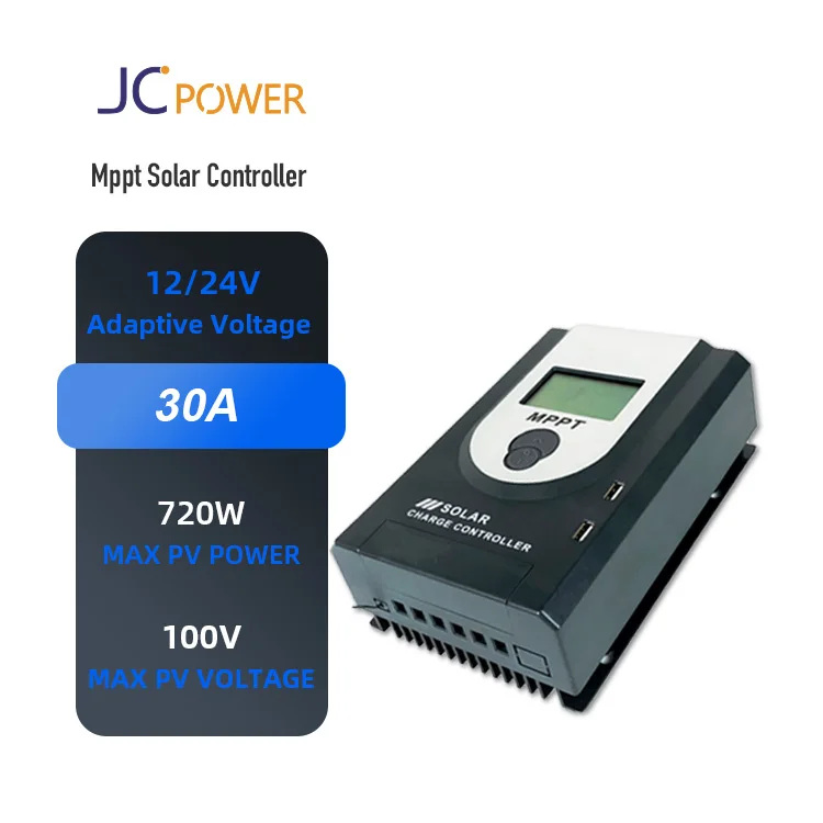 DC 12VDC  24VDC 48VDC 30A Solar Charge Controller with MPPT for lifepo4 48v mppt charger with LCD Display