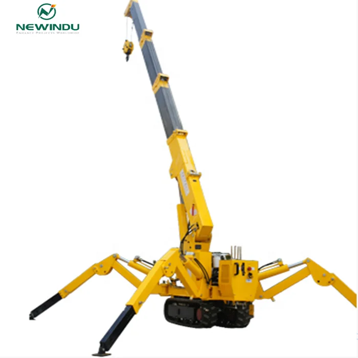 1ton Small Spider Crane KB1.0 for Narrow Space Work Overseas