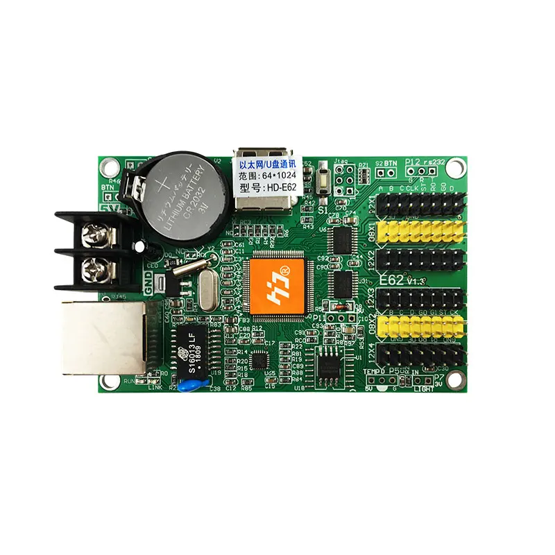 P10  Led Display Module  Use Huidu Single Dual Color WIFI Control Card HD-W00