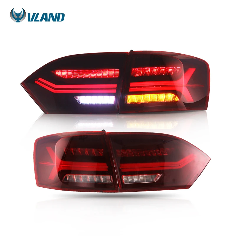 VLAND manufacturer for Jetta Mk6 taillight for 2011-2014 for JETTA LED tail lamp with moving turn signal wholesale price