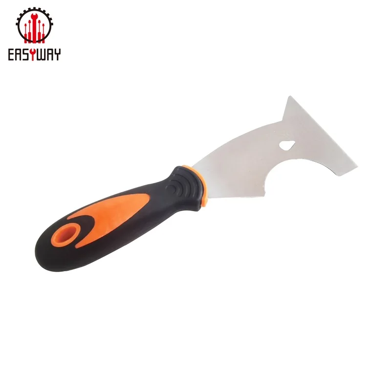Low Price Sales Tool Spealloy Stainless Steel Paint Scraper Taping Putty Knife Flexible Join Hammer Head Soft Grip Handle