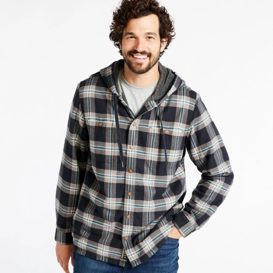 Print Family Wool Button up Print Cowboy Untucked Lined Wholesale Overshirt Insulated Long sleeve Checkered Plaid Flannel Shirts