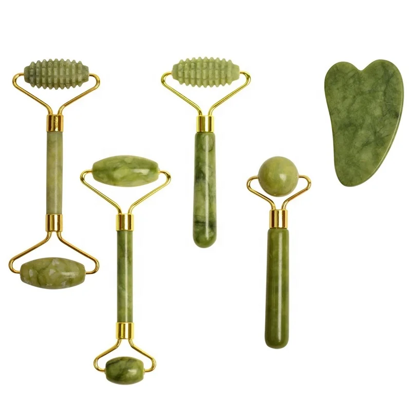 2023 Gua Sha Tool for Face Skin Care Gift Set Face Body Eye Gua Sha Massager Tool Anti Aging Wrinkle Jade Roller for Women