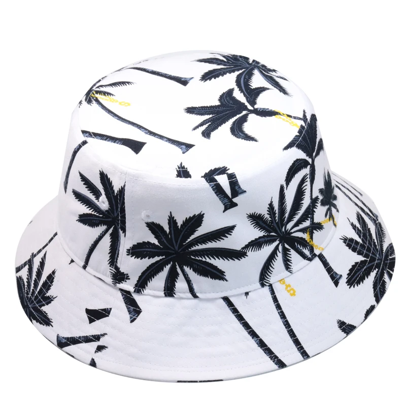 Custom Fisherman 100% Cotton Printed Short Brim Fashion Australian White Bucket Hat