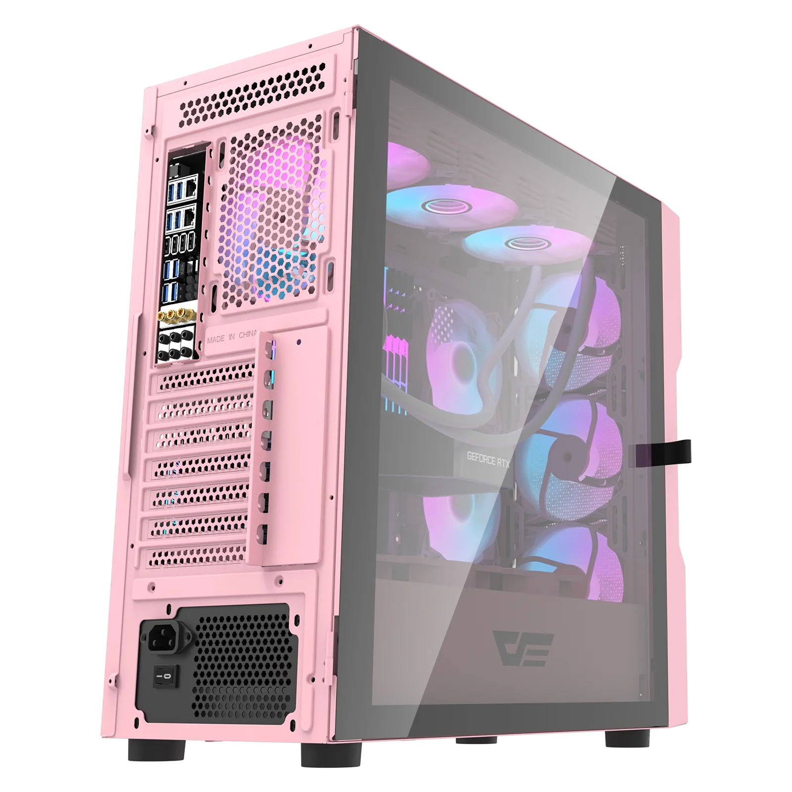 Desktop Computer Gaming Case Mid Tower Micro ATX ITX Gaming Pc Case