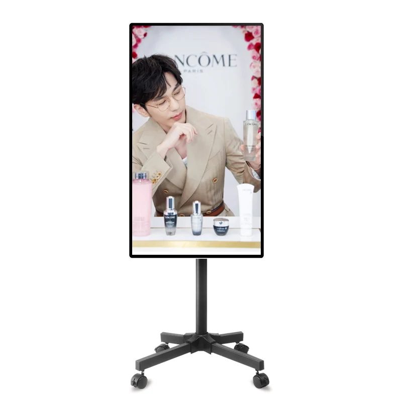 32 43 49 inch advertising machine live show streaming stand broadcast equipment interactive screen