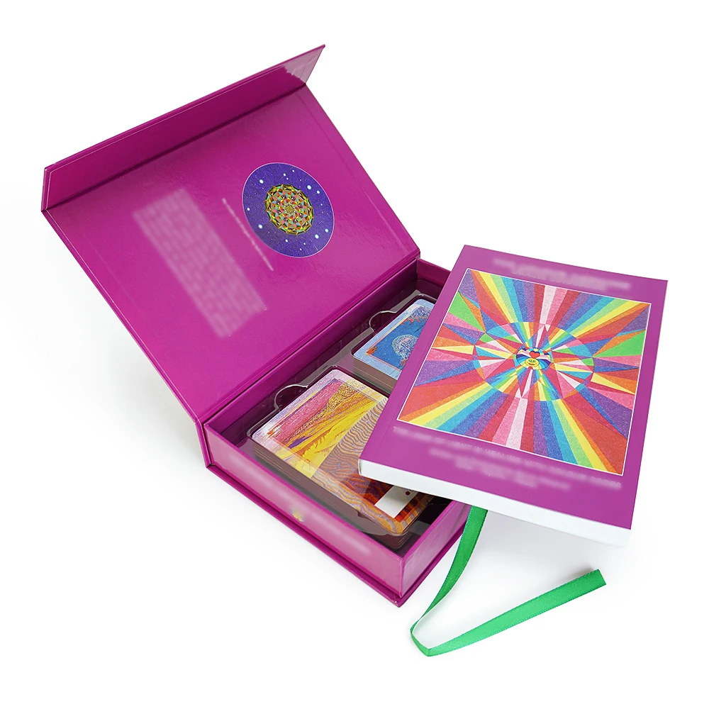 OEM Custom Plastic PVC Magnet Box Gold Plated Card Plastic Inner Tray Playing Cards Game