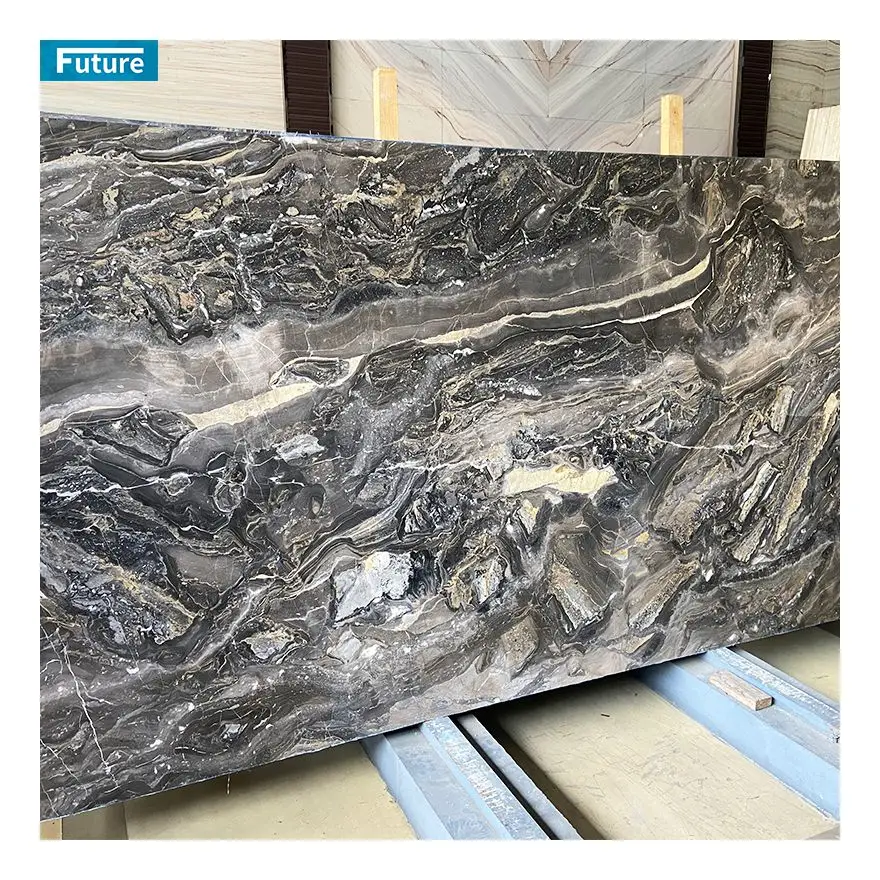 Wholesale Luxury Natural Phantom Grey Marble For Kitchen Countertop Table Bathroom Wall Floor Tile Stair Livingroom Background