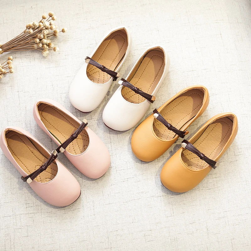 Детская школьная повседневная обувь из коровьей спилковой кожи на мягкой подошве для девочек