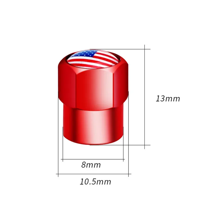 Aluminum alloy Decorative tire valve cap for benz wheel dust cap