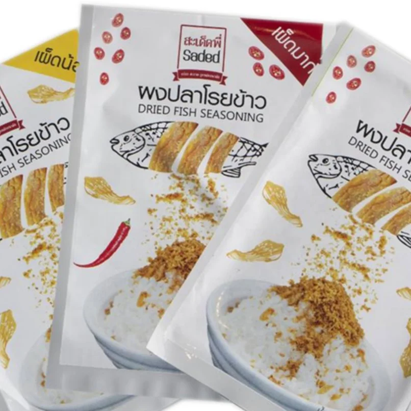 (Very Spicy Size M) Premium Quality from Thailand Seasoning Dry Dried Salted Fish Size M (30 Grams) - Very Spicy Taste